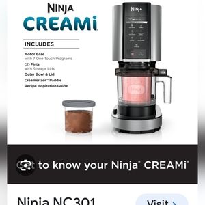 Ninja Creami Never opened I want to so badly. Need $ more. Dog is sick. Silver
